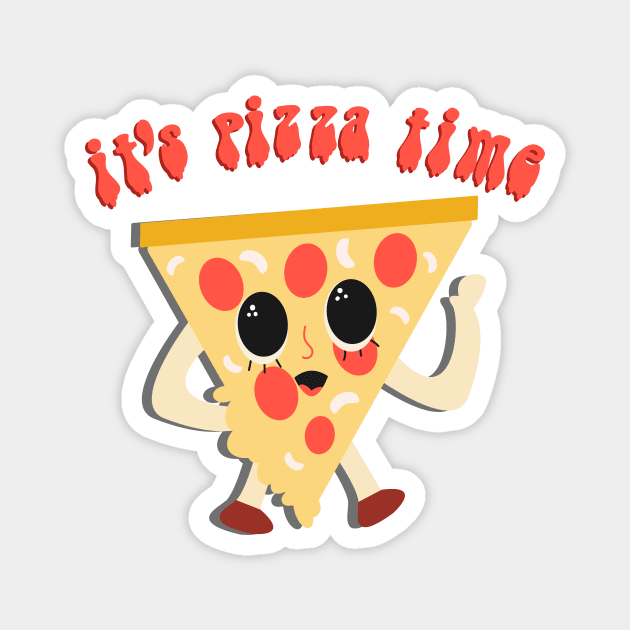 Pizza Time Magnet by rachelaranha