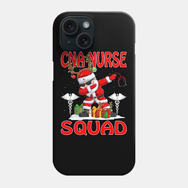 Christmas Cna Nurse Squad Reindeer Pajama Dabing Santa Phone Case by intelus