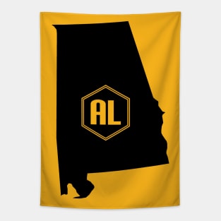 Alabama Homer (Black) Tapestry