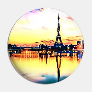 Paris In Autumn (Eiffel Tower) Pin