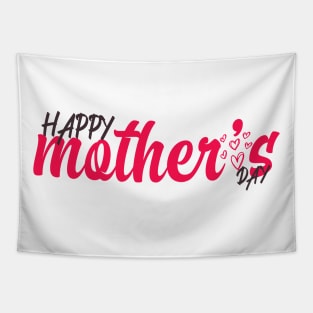 Happy Mother's day with hearts cute gift for mom Tapestry