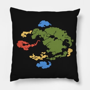 Avatar Map Color Pillow