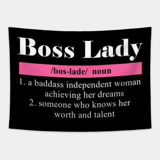 Boss Lady Meaning Dictionary Style Tapestry