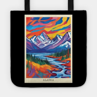 fauvism art of Alaska usa 5 Tote