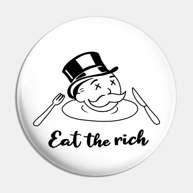 Eat The Rich Pin by valentinahramov