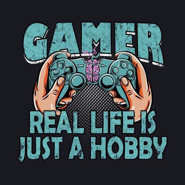 Gaming Controller Slogan Gamer Gifts by Foxxy Merch