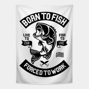 Born To Fish Tapestry