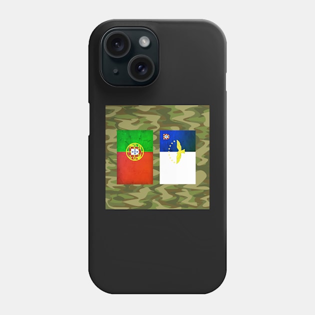 Portuguese Azorean flags Phone Case by Azorean1963