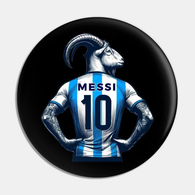 GOAT- Messi Argentina 10 Pin by DarkWave