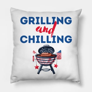 grilling and chilling Pillow