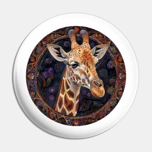 Mandala - Giraffe Pin
