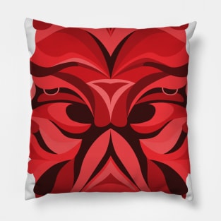 Gemini Zodiac Sign - Red Pillow