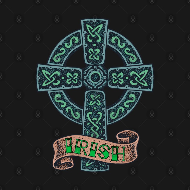 Celtic Cross Irish St Patrick's Day by BlackRavenOath