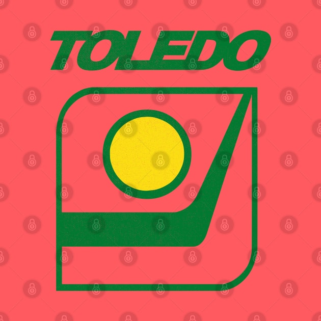 Retro Toledo Goal Diggers Hockey by LocalZonly