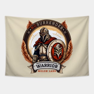 Spartan Warrior - Ancient Greek Fighter, Defender and Hero of Sparta | Molon Labe | Never Surrender, Never Retreat | 300 Spartans Tapestry