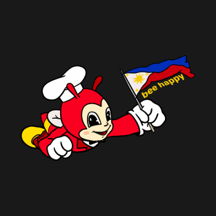 JOLLIBEE BEE HAPPY PHILIPPINE FLAG STICKER T-Shirt