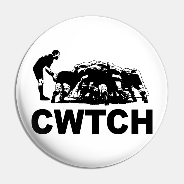 Cwtch Welsh Rugby Humour Pin by taiche