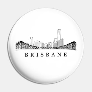 Brisbane Skyline Pin