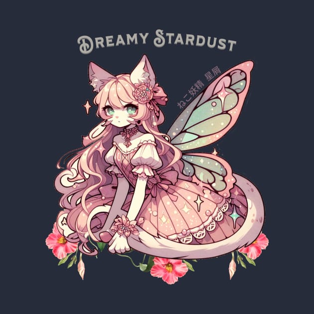 Enchanted Dreamy Stardust - A Cat Fairycore Fantasy by Conversion Threads