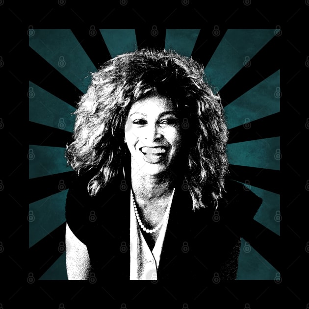 Tina Turner II Retro Pixel II 70s by Simple Craft Shop