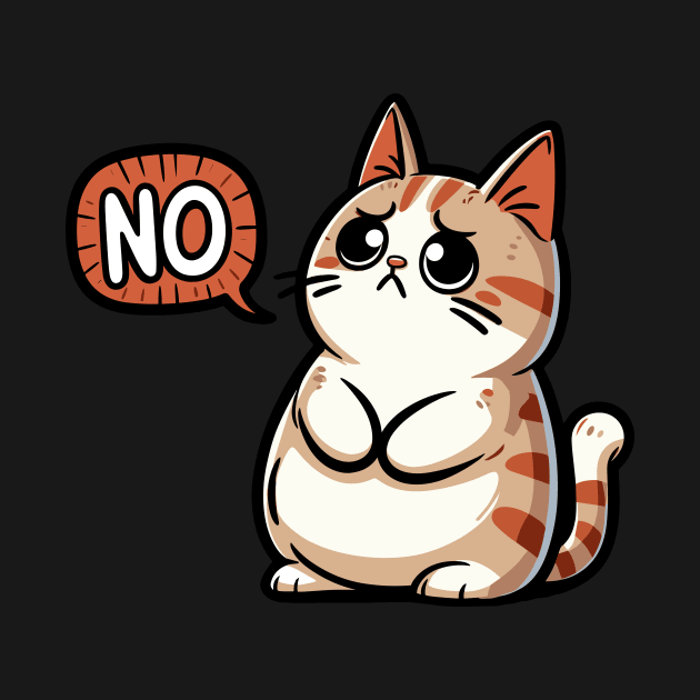 Funny Cat Saying No by PhotoSphere