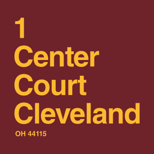 Cleveland Cavaliers Basketball Arena T-Shirt