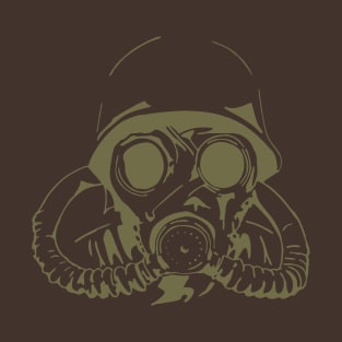 Soldier Gas Mask (OD) T-Shirt