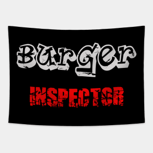 Burger Inspector Tapestry