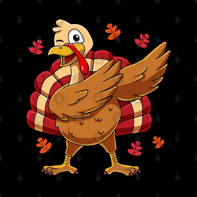 Thanksgiving Dabbing Turkey Dab Dance by HCMGift