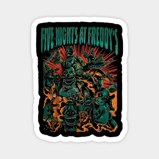 Five At Night Freddys Movie Magnet