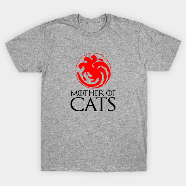 Mother Of Cats Catlady Princess Pet Game Mother Cats T Shirt