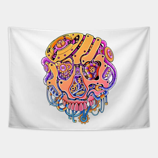 Deeper Face Tapestry by Efexampink