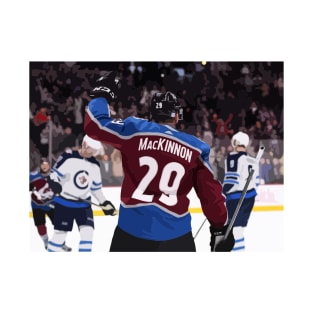 Nathan MacKinnon Jersey Painting T-Shirt