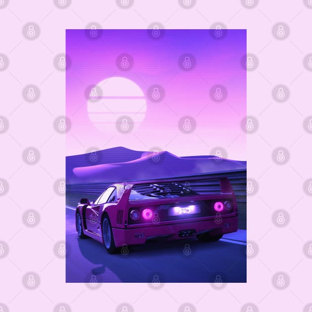 F40 Synthwave by mrcatguys