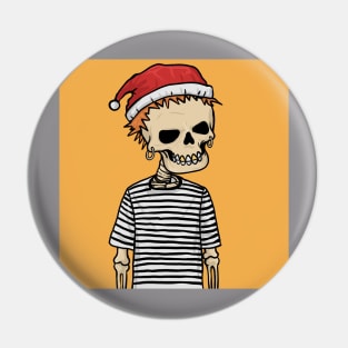 Skeleton chrstmas Pin