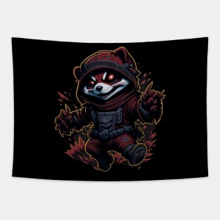 Red Panda Ninja_010 Tapestry