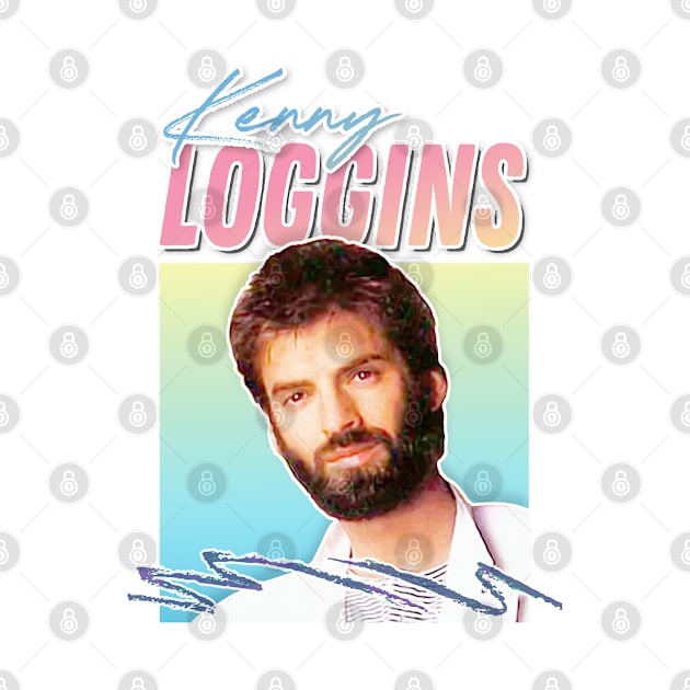 Kenny Loggins / 80s Retro Aesthetic Fan Art Design by DankFutura