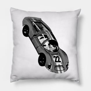 Strombecker Porsche Carrera Pillow