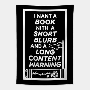 Long Content Warning Tapestry
