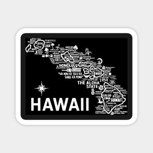 Hawaii Map Magnet