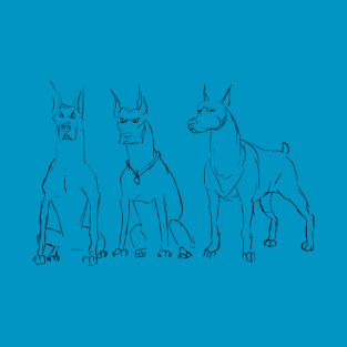 Three Dobermans T-Shirt