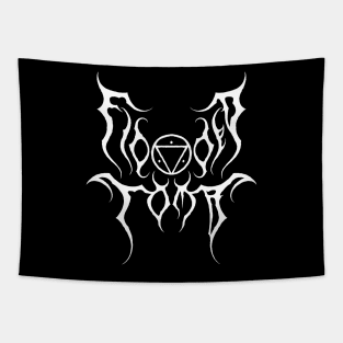 Flooded Tomb New Logo - White Tapestry