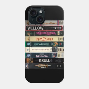 1980s Dark Fantasy VHS Tapes Phone Case