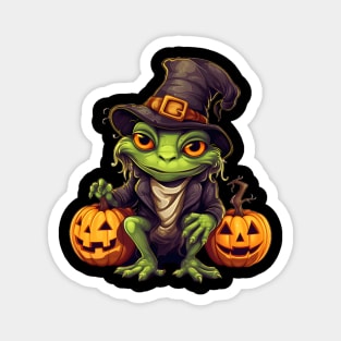 Frog Halloween Spooky Magnet