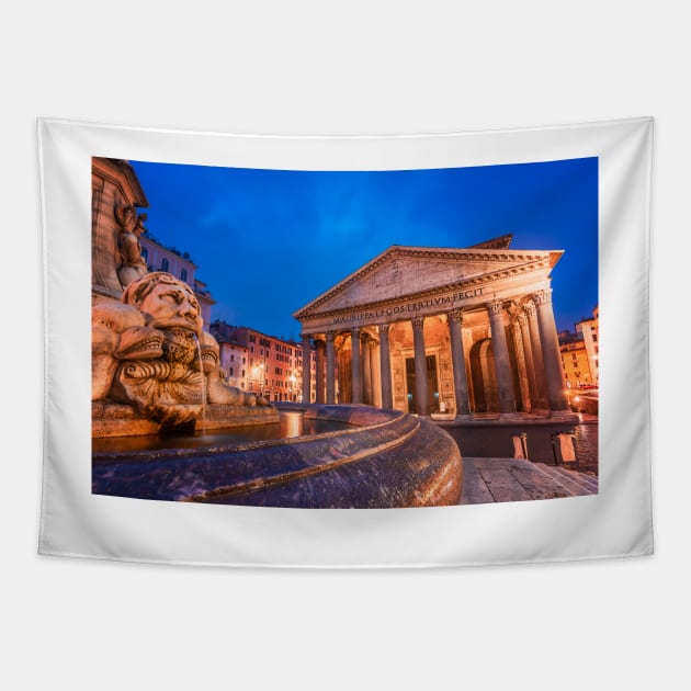 Pantheon Tapestry by jswolfphoto