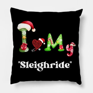 Xmas with "Sleighride" Pillow