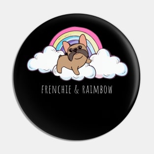 french bulldog raimbow for frenchie lover Pin