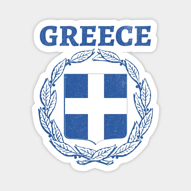 Greek Coat of Arms Magnet by SunburstGeo