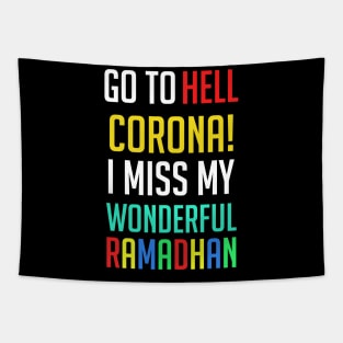 Go to Hell Corona Tapestry