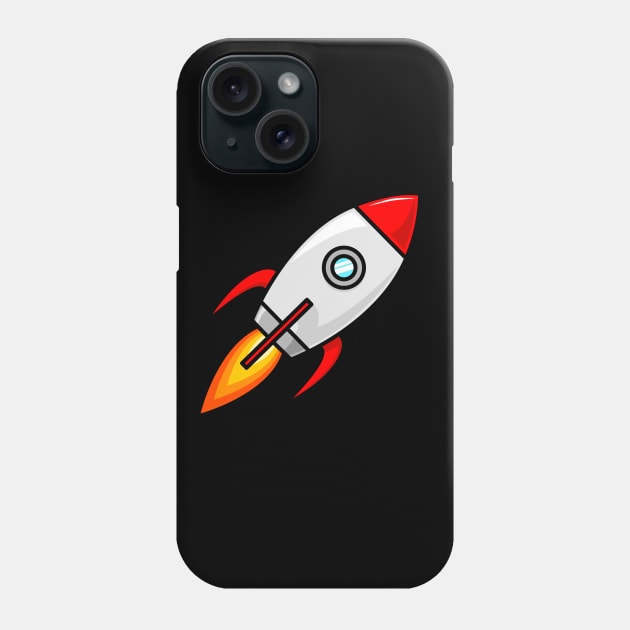 Rocketship Phone Case by FXguy